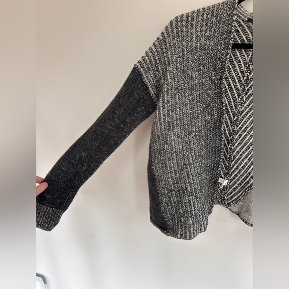 GAP Lambswool Chunky Knit Boxy Open Cardigan Layering Sweater Parisian Boho | XS - Picture 4 of 12